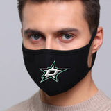 Dallas Stars NHL Face Mask Cotton Guard Sheild 2pcs