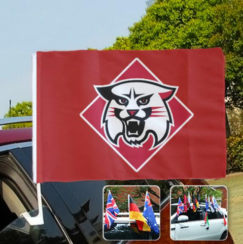 Davidson Wildcats NCAAB Car Window Flag