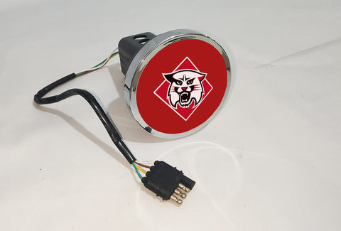 Davidson Wildcats NCAA Hitch Cover LED Brake Light for Trailer