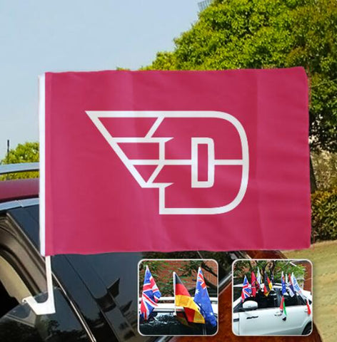 Dayton Flyers NCAAB Car Window Flag