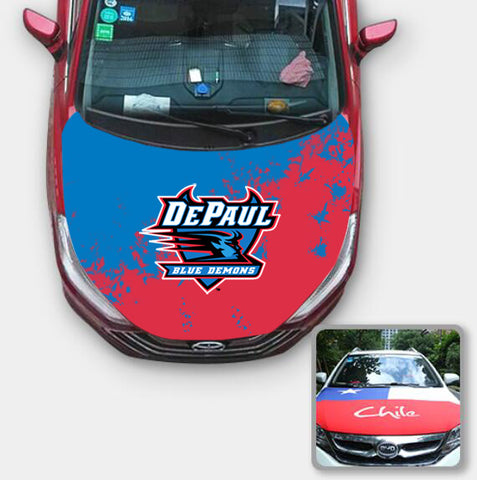 DePaul Blue Demons NCAA Car Auto Hood Engine Cover Protector