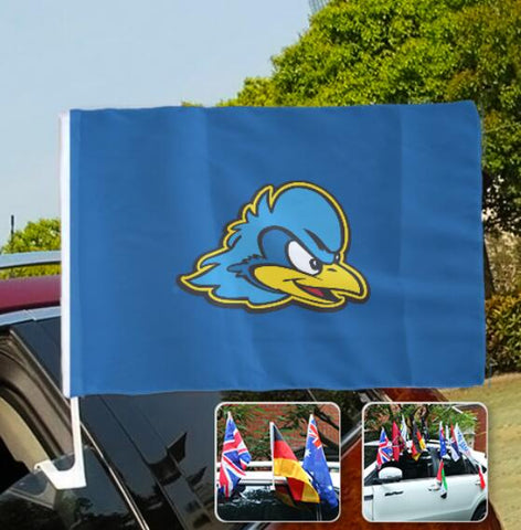 Delaware Fightin' Blue Hens NCAAB Car Window Flag