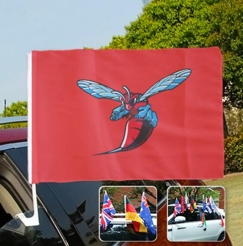 Delaware State Hornets NCAAB Car Window Flag