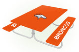 Denver Broncos NFL Picnic Table Bench Chair Set Outdoor Cover