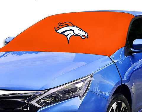 Denver Broncos NFL Car SUV Front Windshield Snow Cover Sunshade