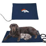 Denver Broncos NFL Pet Heating Pad Constant Heated Mat