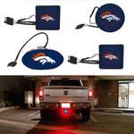 Denver Broncos NFL Hitch Cover LED Brake Light for Trailer