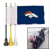 Denver Broncos NFL Motocycle Rack Pole Flag