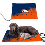 Denver Broncos NFL Pet Heating Pad Constant Heated Mat
