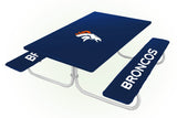 Denver Broncos NFL Picnic Table Bench Chair Set Outdoor Cover