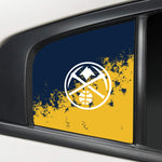 Denver Nuggets NBA Rear Side Quarter Window Vinyl Decal Stickers Fits Dodge Charger