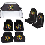 Denver Nuggets NBA Car Front Windshield Cover Seat Cover Floor Mats