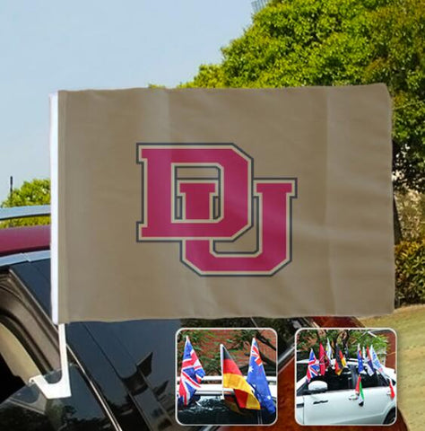 Denver Pioneers NCAAB Car Window Flag