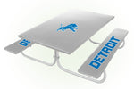 Detroit Lions NFL Picnic Table Bench Chair Set Outdoor Cover