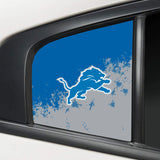 Detroit Lions NFL Rear Side Quarter Window Vinyl Decal Stickers Fits Dodge Charger