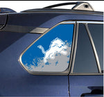 Detroit Lions NFL Rear Side Quarter Window Vinyl Decal Stickers Fits Toyota Rav4