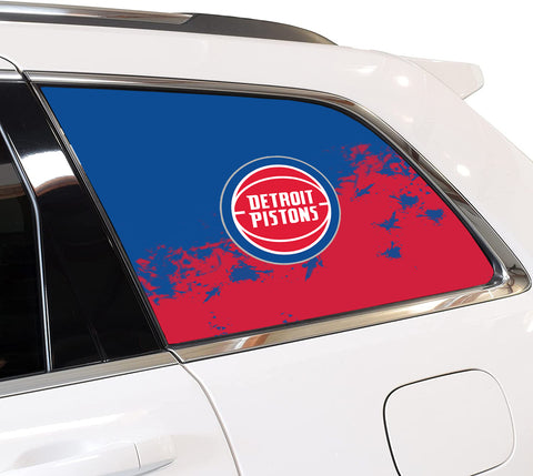 Detroit Pistons NBA Rear Side Quarter Window Vinyl Decal Stickers Fits Jeep Grand