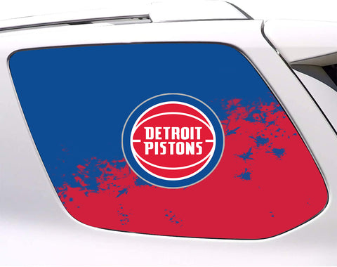 Detroit Pistons NBA Rear Side Quarter Window Vinyl Decal Stickers Fits Toyota 4Runner