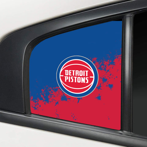 Detroit Pistons NBA Rear Side Quarter Window Vinyl Decal Stickers Fits Dodge Charger