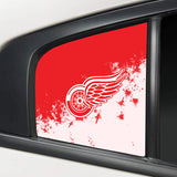 Detroit Red Wings NHL Rear Side Quarter Window Vinyl Decal Stickers Fits Dodge Charger