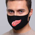 Detroit Red Wings NHL Face Mask Cotton Guard Sheild 2pcs