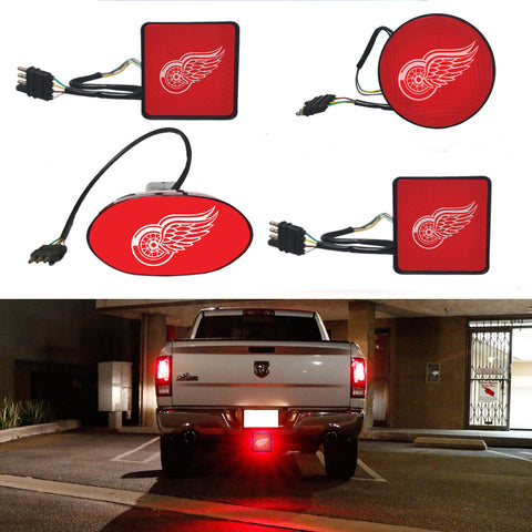 Detroit Red Wings NHL Hitch Cover LED Brake Light for Trailer