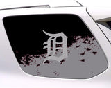 Detroit Tigers MLB Rear Side Quarter Window Vinyl Decal Stickers Fits Toyota 4Runner