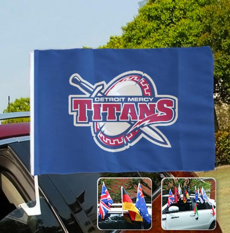 Detroit Titans NCAAB Car Window Flag