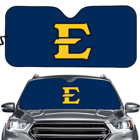 East Tennessee State Buccaneers NCAA Car Windshield Sun Shade Universal Fit Sunshade