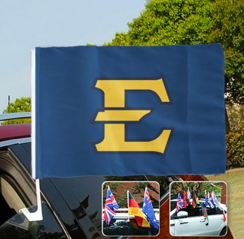 East Tennessee State Buccaneers NCAAB Car Window Flag