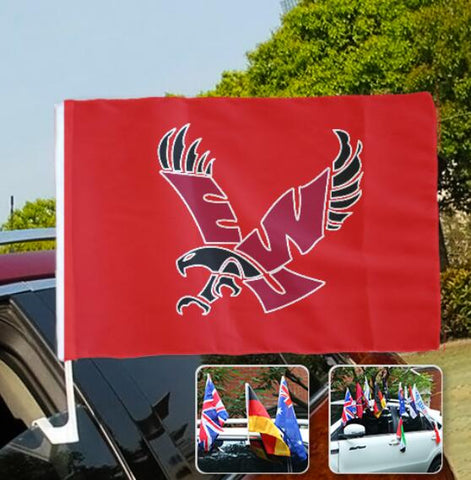 Eastern Washington Eagles NCAAB Car Window Flag