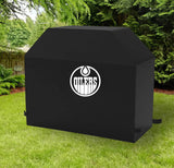 Edmonton Oilers NHL BBQ Barbeque Outdoor Black Waterproof Cover