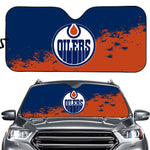 Edmonton Oilers NHL Car Windshield Sun Shade Universal Fit Sunshade