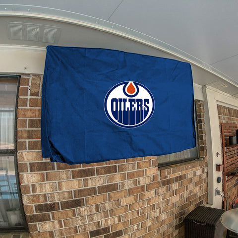 Edmonton Oilers NHL Outdoor Heavy Duty TV Television Cover Protector