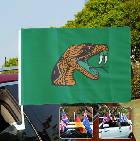 Florida A&M Rattlers NCAAB Car Window Flag