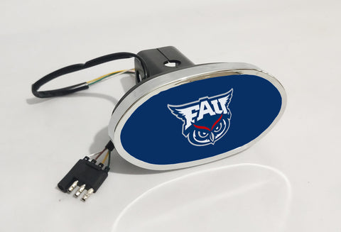 Florida Atlantic Owls NCAA Hitch Cover LED Brake Light for Trailer