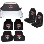 Florida Panthers NHL Car Front Windshield Cover Seat Cover Floor Mats