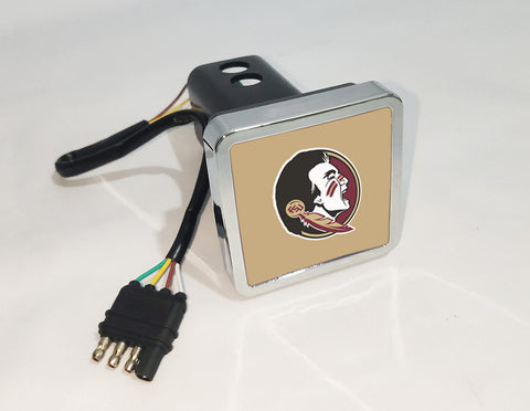 Florida State Seminoles NCAA Hitch Cover LED Brake Light for Trailer