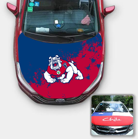 Fresno State Bulldogs NCAA Car Auto Hood Engine Cover Protector