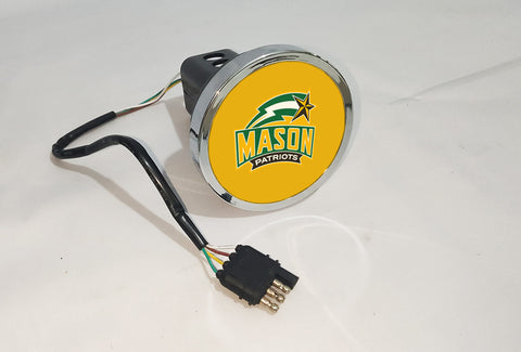 George Mason Patriots NCAA Hitch Cover LED Brake Light for Trailer