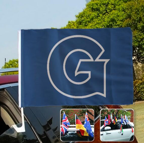 Georgetown Hoyas NCAAB Car Window Flag