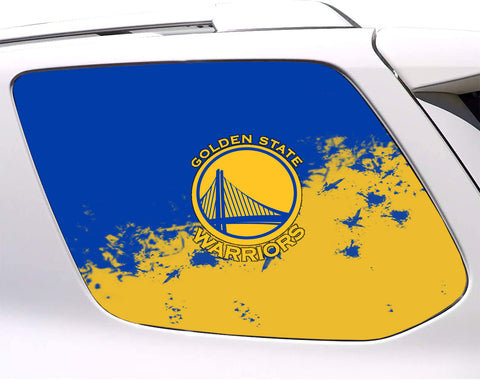 Golden State Warriors NBA Rear Side Quarter Window Vinyl Decal Stickers Fits Toyota 4Runner