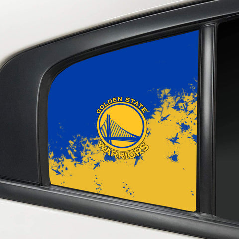 Golden State Warriors NBA Rear Side Quarter Window Vinyl Decal Stickers Fits Dodge Charger