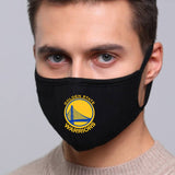Golden State Warriors NBA Face Mask Cotton Guard Sheild 2pcs