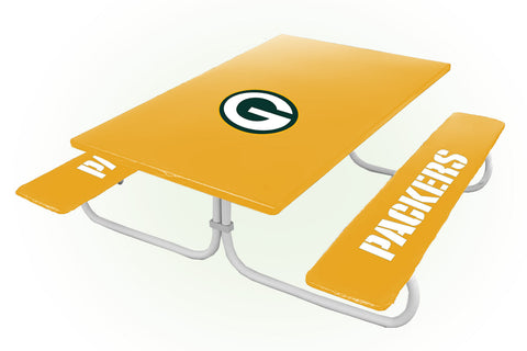 Green Bay Packers NFL Picnic Table Bench Chair Set Outdoor Cover