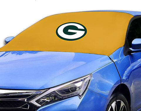 Green Bay Packers NFL Car SUV Front Windshield Snow Cover Sunshade