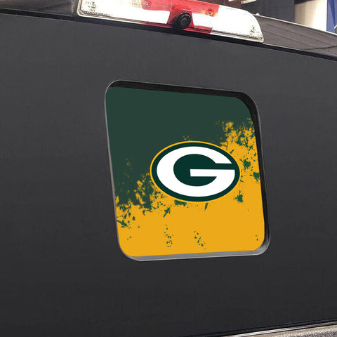 Green Bay Packers NFL Rear Back Middle Window Vinyl Decal Stickers Fits Dodge Ram GMC Chevy Tacoma Ford