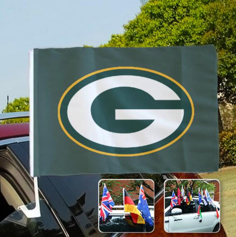 Green Bay Packers NFL Car Window Flag