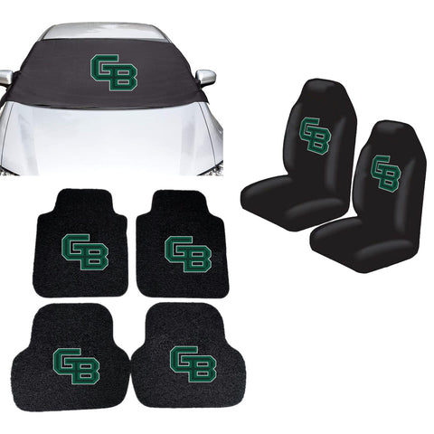 Green Bay Phoenix NCAA Car Front Windshield Cover Seat Cover Floor Mats