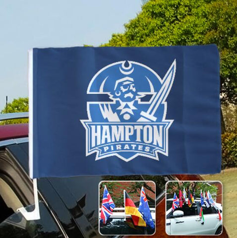 Hampton Pirates NCAAB Car Window Flag
